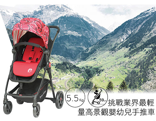 888_歐式高景觀嬰兒手推車